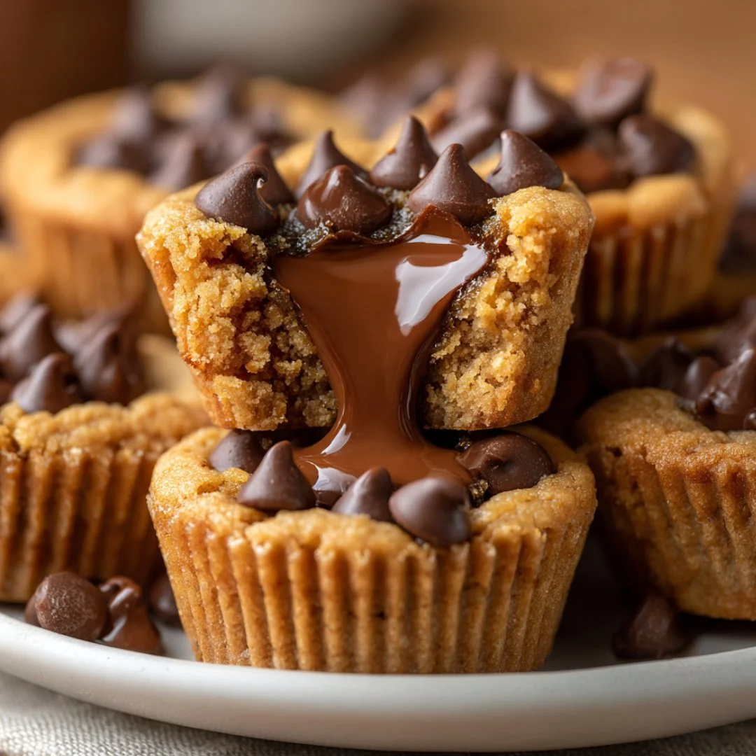 Delicious homemade peanut butter cookie bites on a plate.