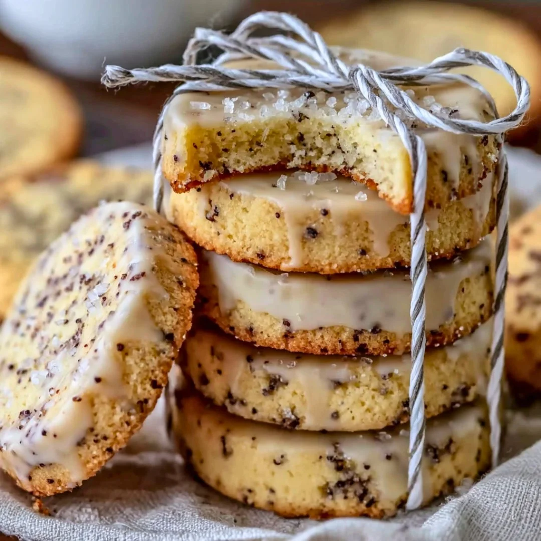 London Fog Shortbread Cookies perfect for tea time